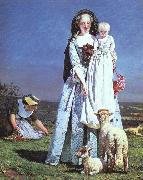Brown, Ford Madox The Pretty Baa-Lambs oil painting picture wholesale